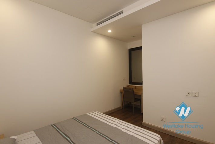 Three bedrooms apartment for rent in Sun Grand tower, Thuy Khue, Ba Dinh.